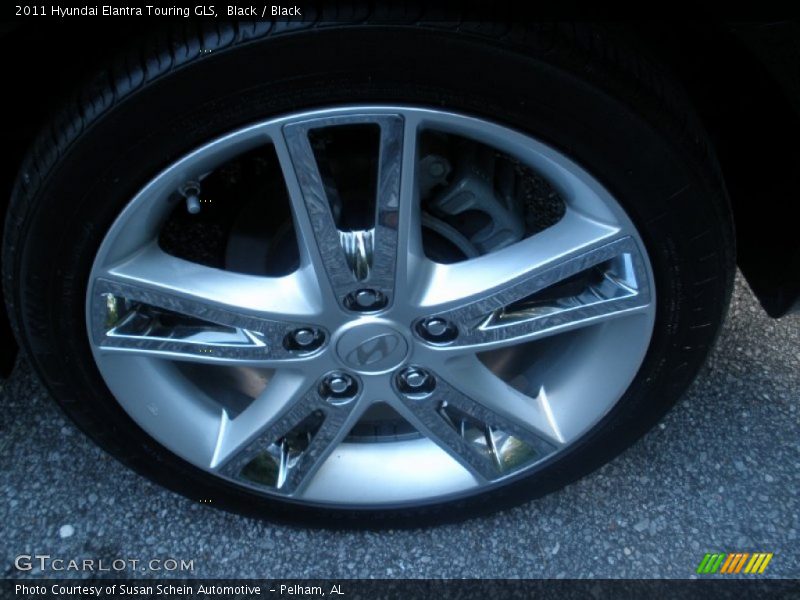 Black / Black 2011 Hyundai Elantra Touring GLS