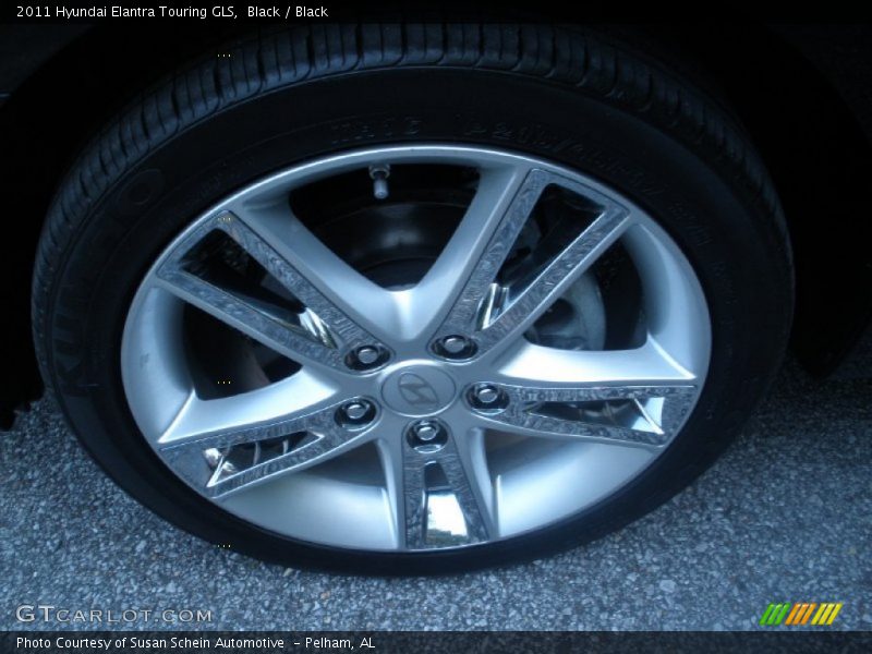 Black / Black 2011 Hyundai Elantra Touring GLS