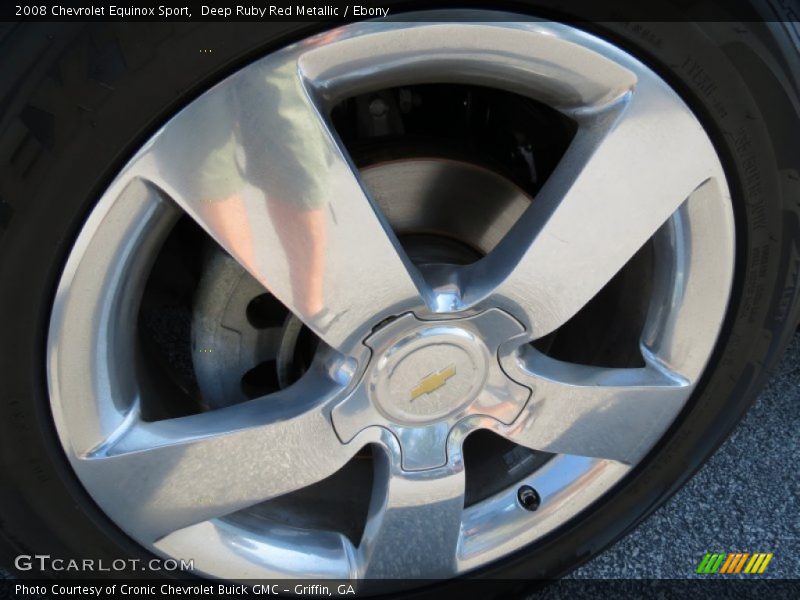 Deep Ruby Red Metallic / Ebony 2008 Chevrolet Equinox Sport