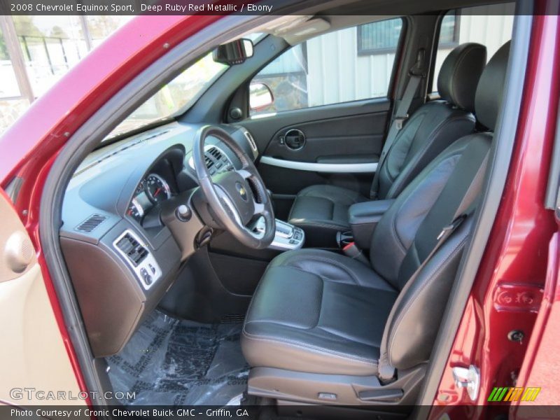 Deep Ruby Red Metallic / Ebony 2008 Chevrolet Equinox Sport
