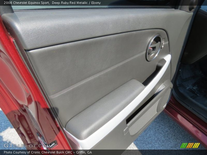 Deep Ruby Red Metallic / Ebony 2008 Chevrolet Equinox Sport