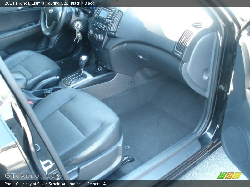 Black / Black 2011 Hyundai Elantra Touring GLS