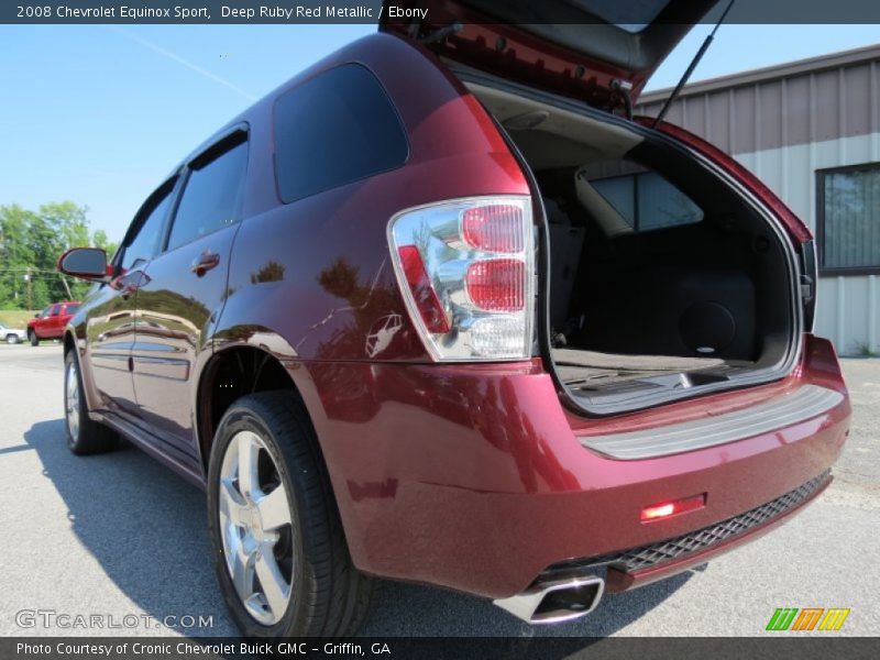 Deep Ruby Red Metallic / Ebony 2008 Chevrolet Equinox Sport