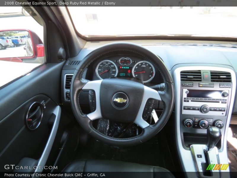 Deep Ruby Red Metallic / Ebony 2008 Chevrolet Equinox Sport
