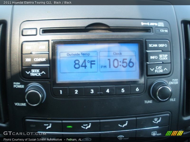 Black / Black 2011 Hyundai Elantra Touring GLS