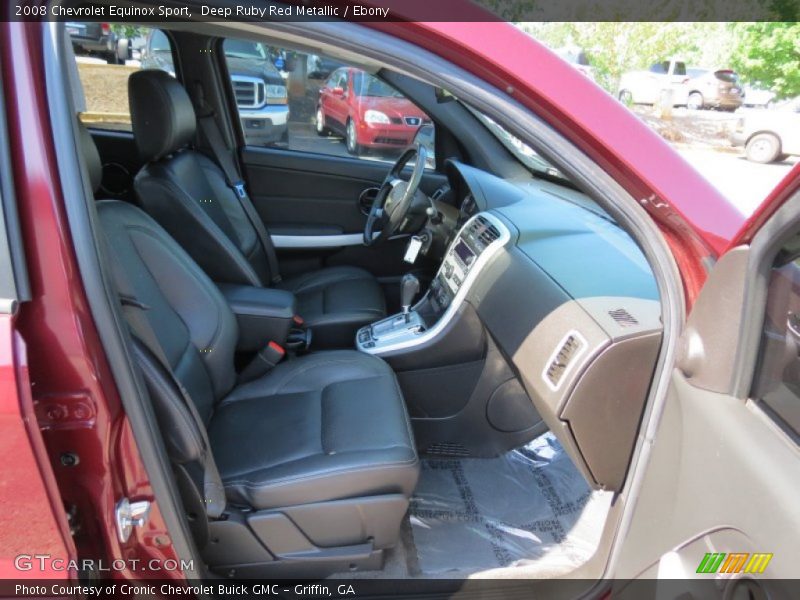 Deep Ruby Red Metallic / Ebony 2008 Chevrolet Equinox Sport