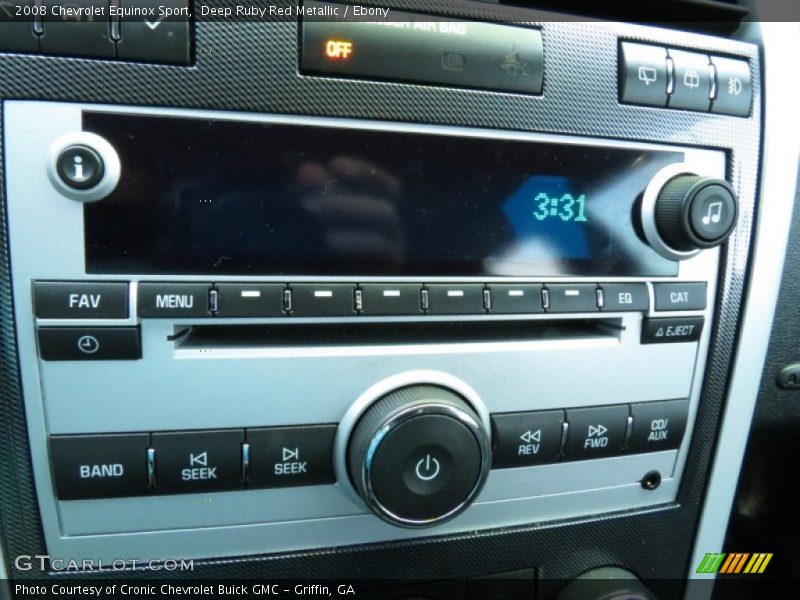 Deep Ruby Red Metallic / Ebony 2008 Chevrolet Equinox Sport
