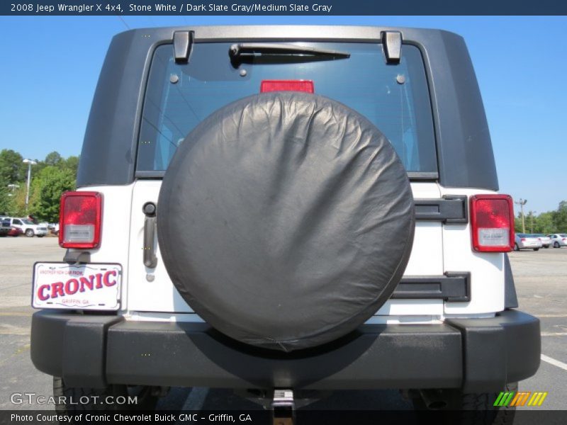 Stone White / Dark Slate Gray/Medium Slate Gray 2008 Jeep Wrangler X 4x4