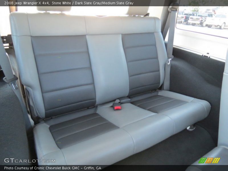 Stone White / Dark Slate Gray/Medium Slate Gray 2008 Jeep Wrangler X 4x4
