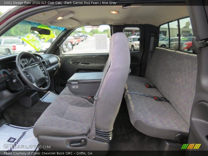  2001 Ram 1500 SLT Club Cab Mist Gray Interior