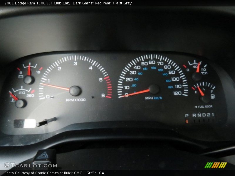  2001 Ram 1500 SLT Club Cab SLT Club Cab Gauges