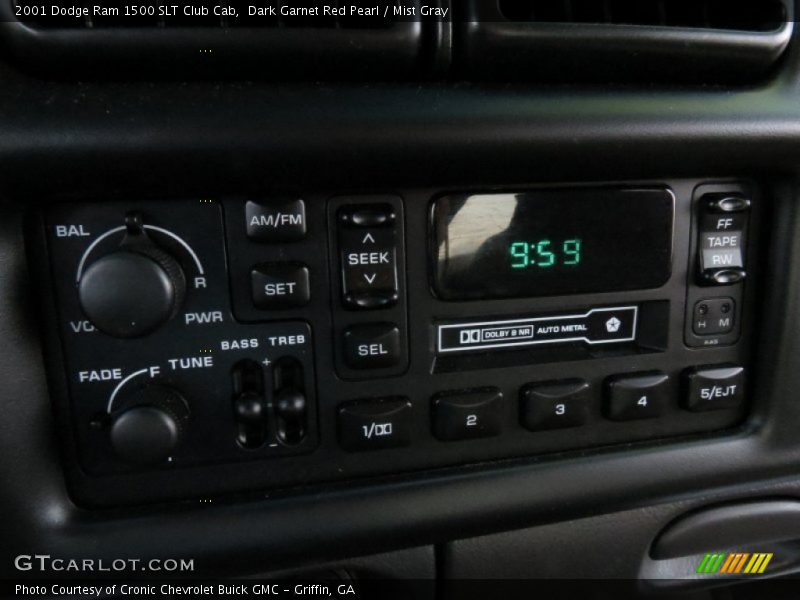 Dark Garnet Red Pearl / Mist Gray 2001 Dodge Ram 1500 SLT Club Cab
