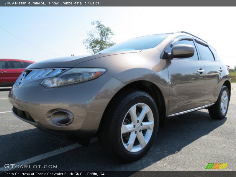 Tinted Bronze Metallic / Beige 2009 Nissan Murano SL