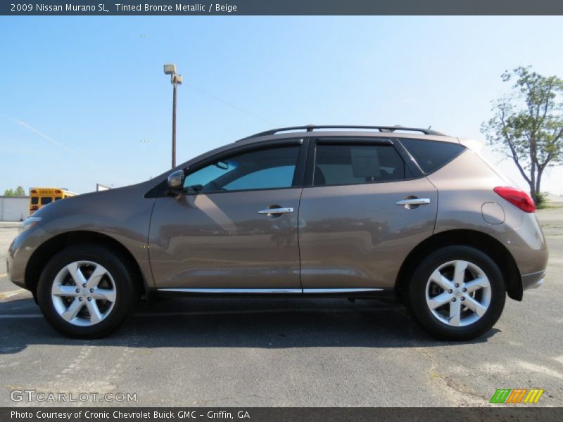 Tinted Bronze Metallic / Beige 2009 Nissan Murano SL