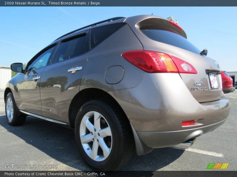 Tinted Bronze Metallic / Beige 2009 Nissan Murano SL