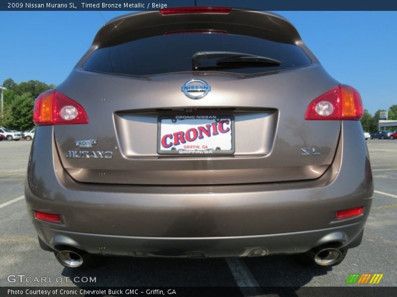 Tinted Bronze Metallic / Beige 2009 Nissan Murano SL
