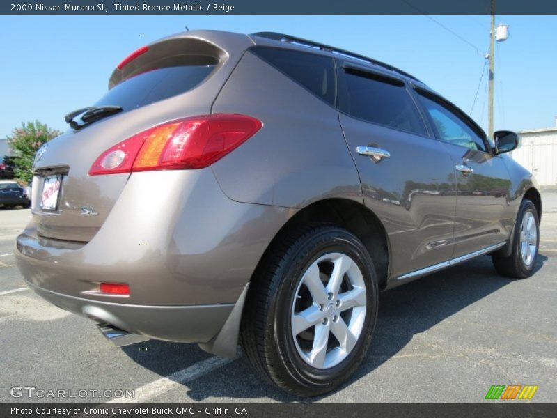 Tinted Bronze Metallic / Beige 2009 Nissan Murano SL