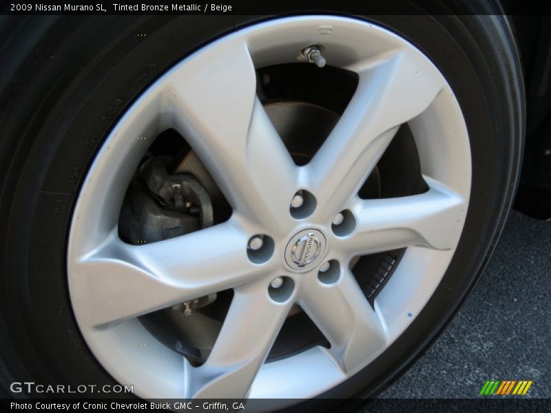 Tinted Bronze Metallic / Beige 2009 Nissan Murano SL