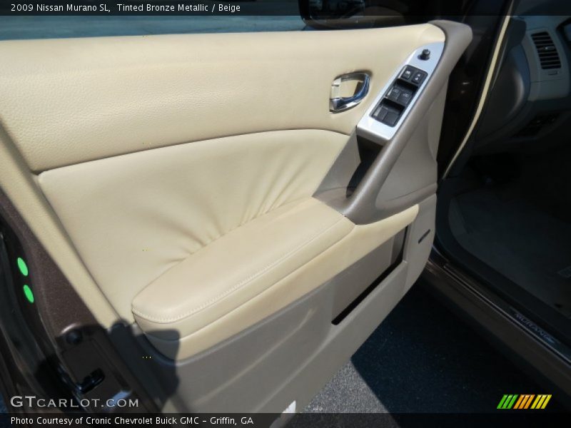 Tinted Bronze Metallic / Beige 2009 Nissan Murano SL