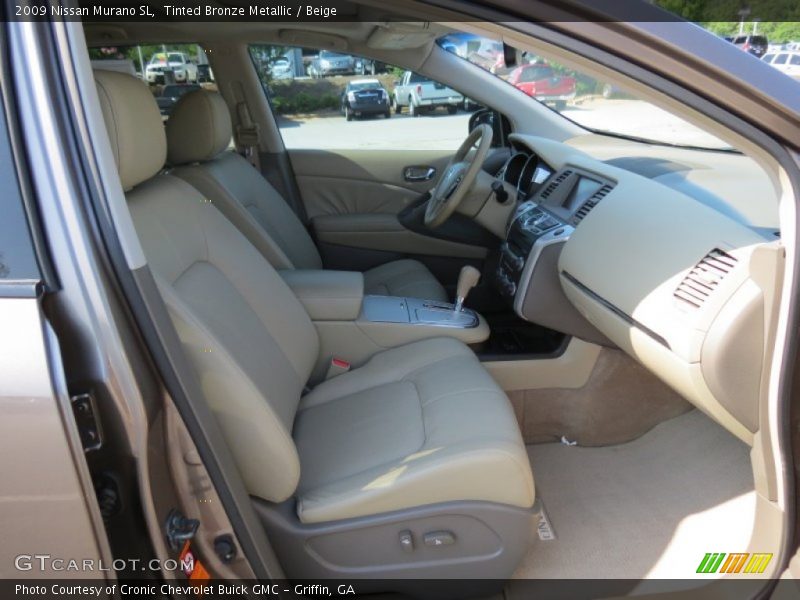 Tinted Bronze Metallic / Beige 2009 Nissan Murano SL