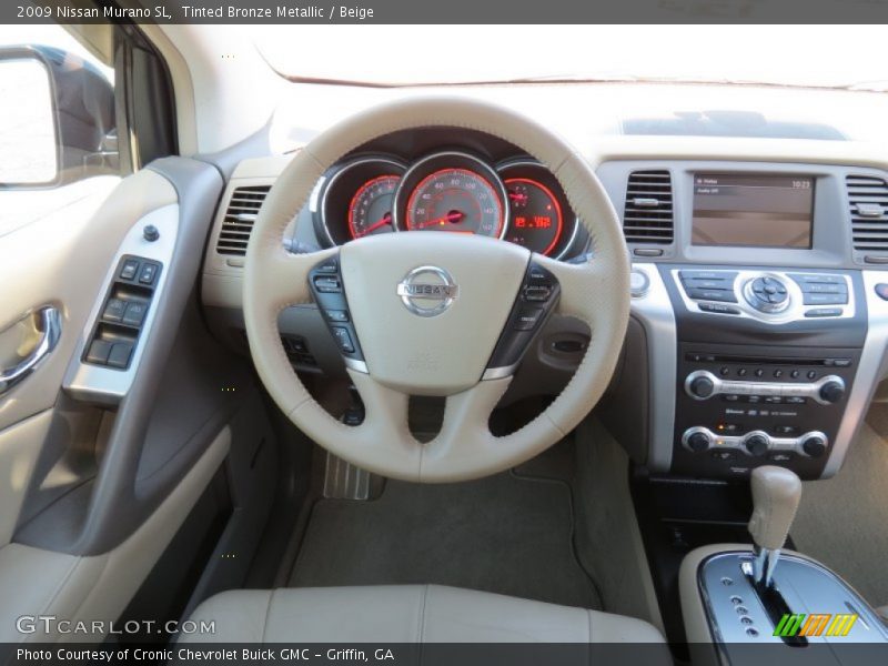Tinted Bronze Metallic / Beige 2009 Nissan Murano SL