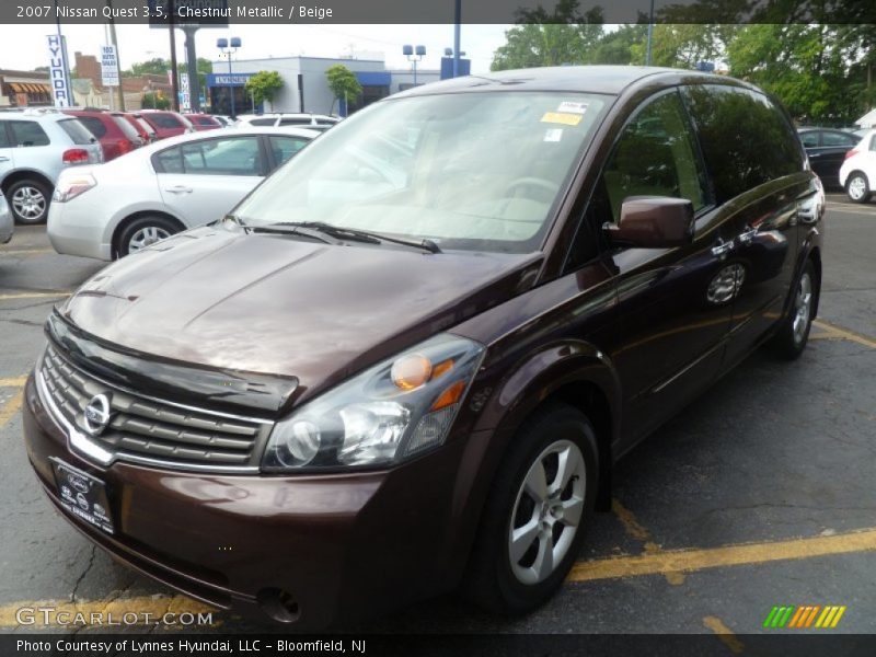 Chestnut Metallic / Beige 2007 Nissan Quest 3.5