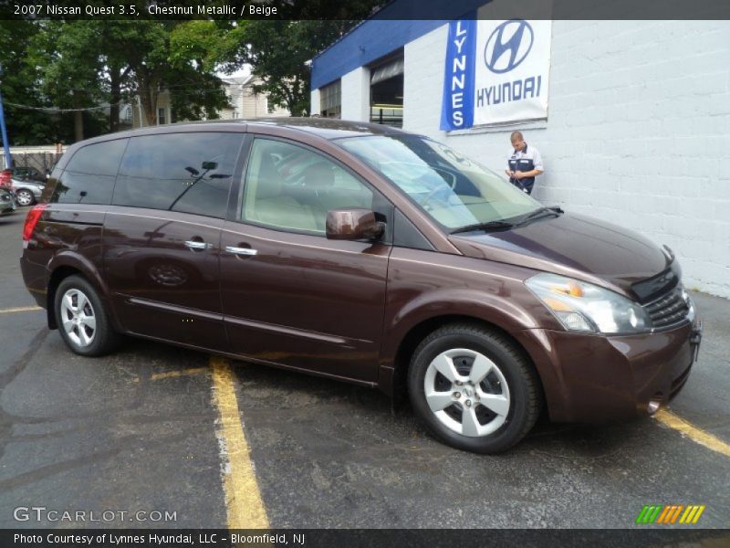 Chestnut Metallic / Beige 2007 Nissan Quest 3.5