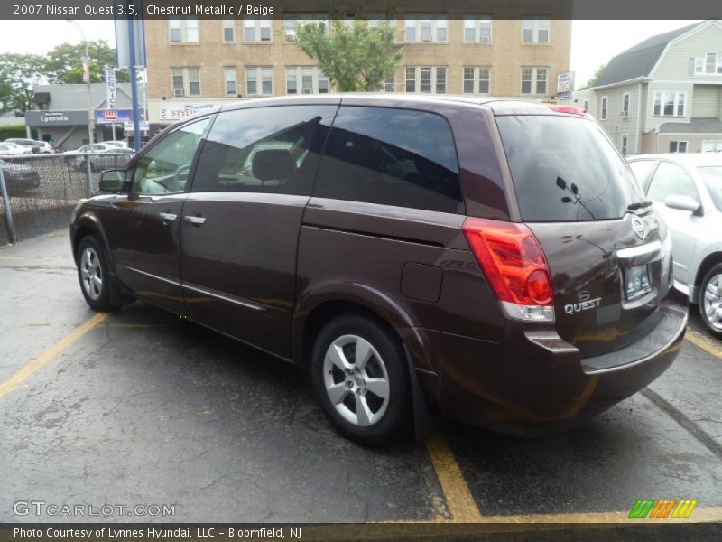 Chestnut Metallic / Beige 2007 Nissan Quest 3.5