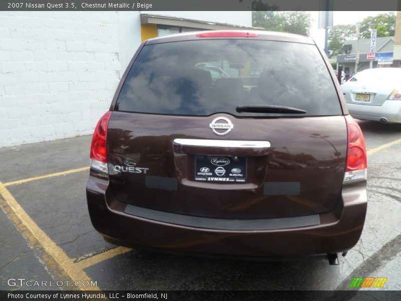Chestnut Metallic / Beige 2007 Nissan Quest 3.5