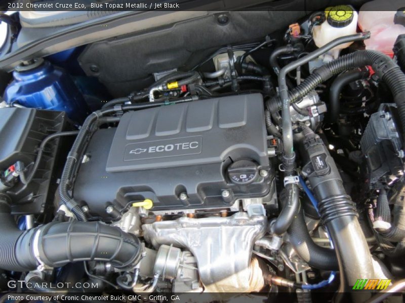 Blue Topaz Metallic / Jet Black 2012 Chevrolet Cruze Eco
