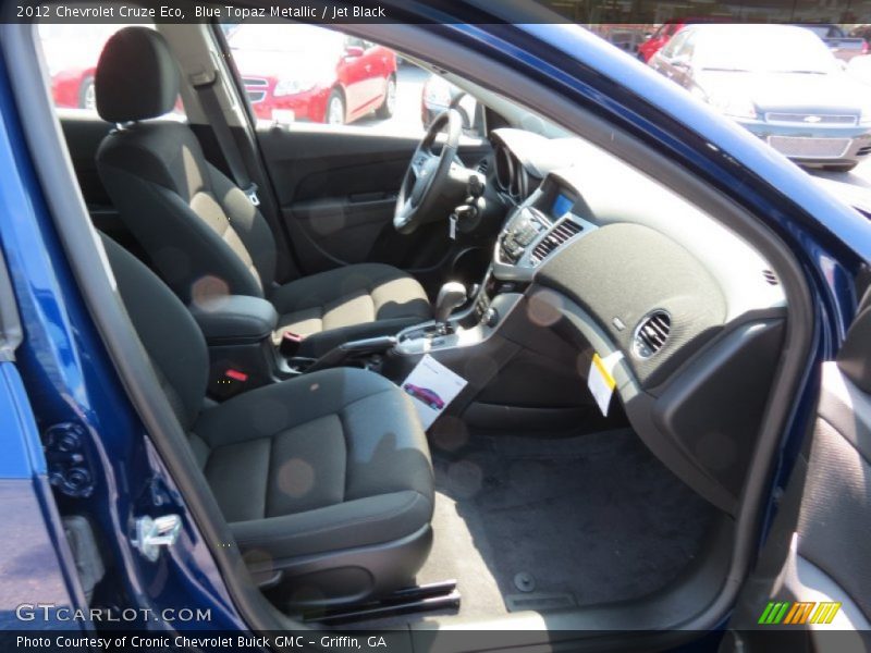 Blue Topaz Metallic / Jet Black 2012 Chevrolet Cruze Eco