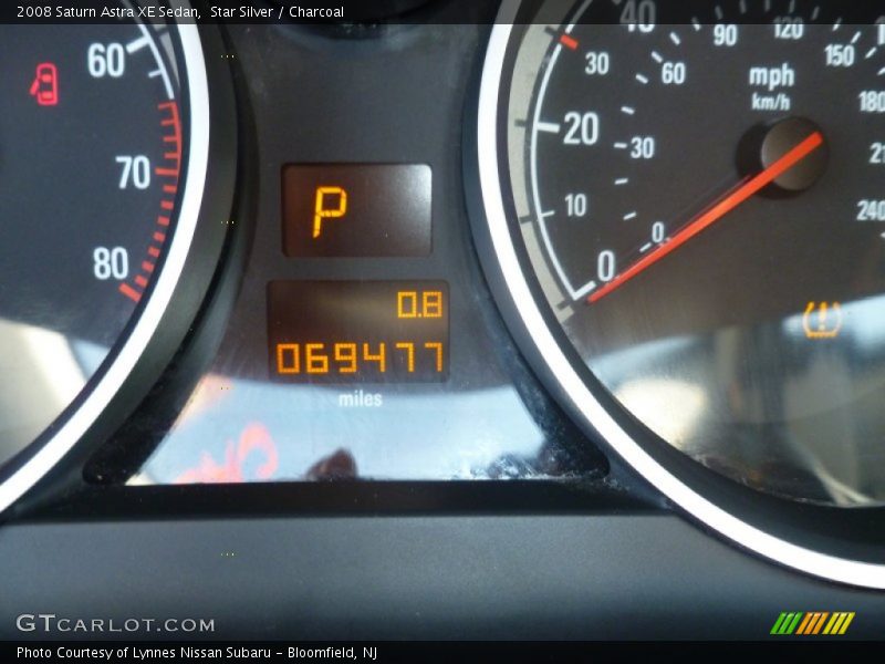 Star Silver / Charcoal 2008 Saturn Astra XE Sedan