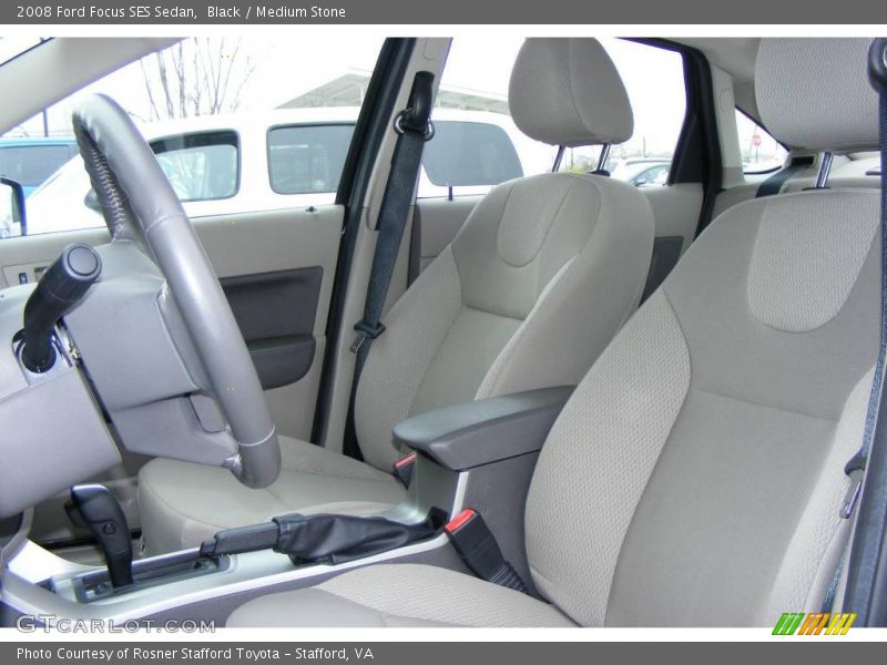 Black / Medium Stone 2008 Ford Focus SES Sedan