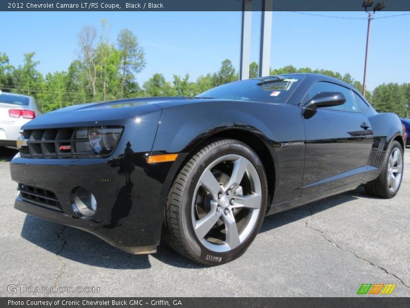 Black / Black 2012 Chevrolet Camaro LT/RS Coupe