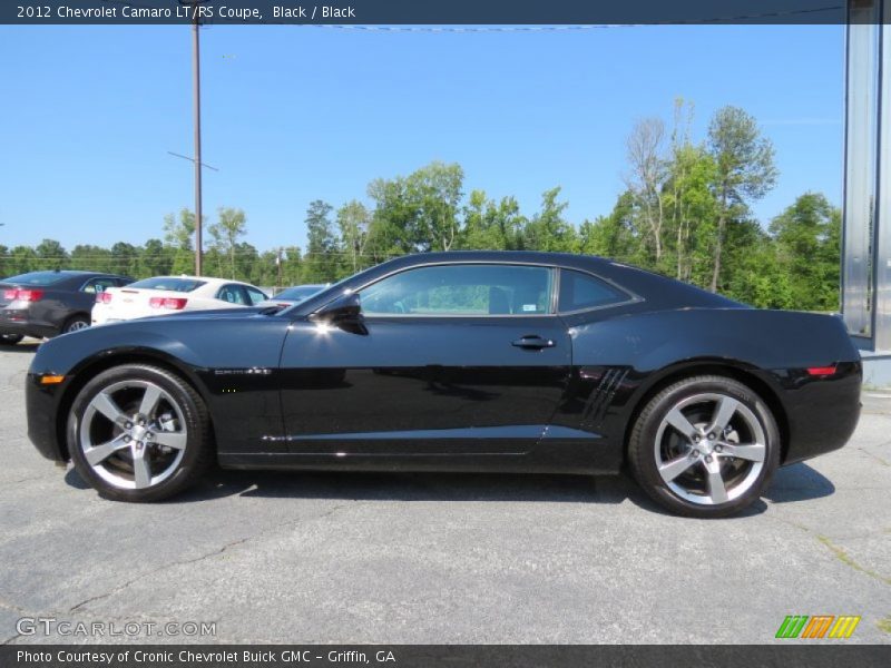 Black / Black 2012 Chevrolet Camaro LT/RS Coupe