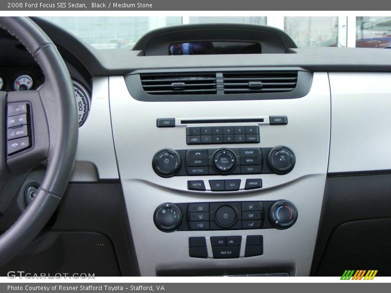 Black / Medium Stone 2008 Ford Focus SES Sedan