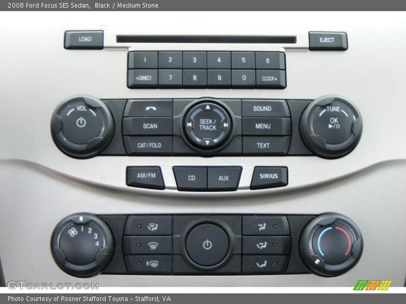 Black / Medium Stone 2008 Ford Focus SES Sedan