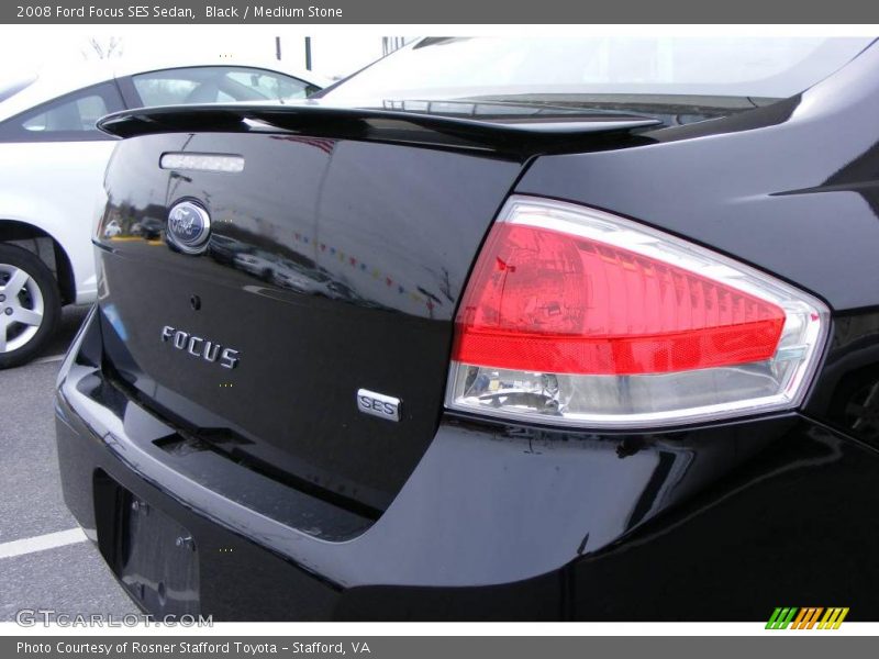 Black / Medium Stone 2008 Ford Focus SES Sedan