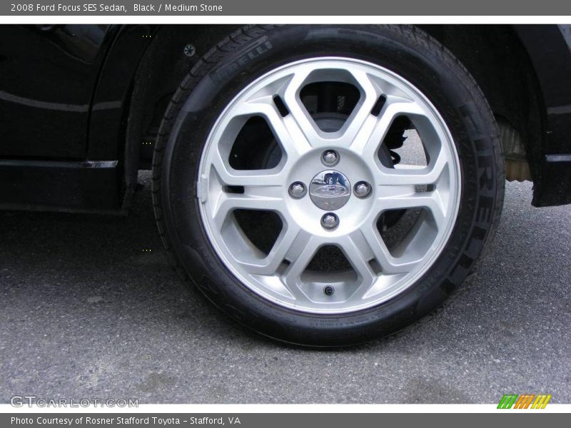 Black / Medium Stone 2008 Ford Focus SES Sedan