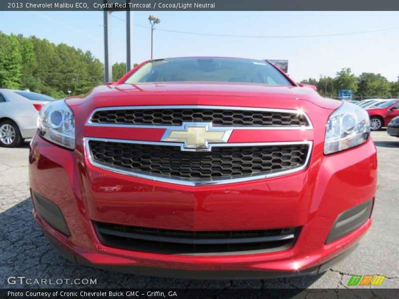 Crystal Red Tintcoat / Cocoa/Light Neutral 2013 Chevrolet Malibu ECO