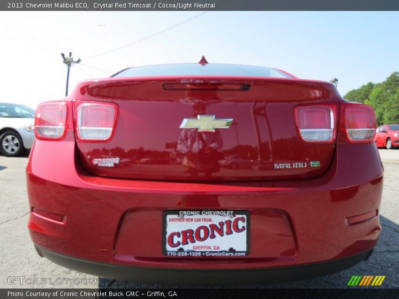 Crystal Red Tintcoat / Cocoa/Light Neutral 2013 Chevrolet Malibu ECO