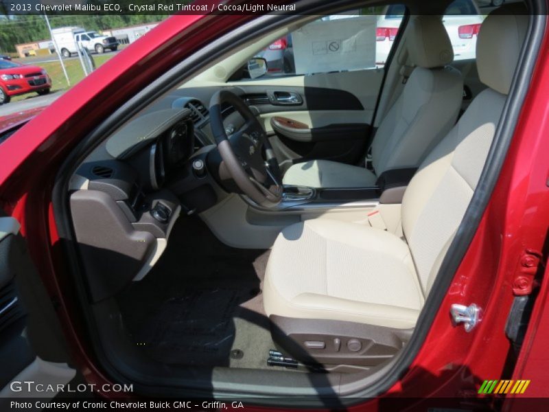 Crystal Red Tintcoat / Cocoa/Light Neutral 2013 Chevrolet Malibu ECO
