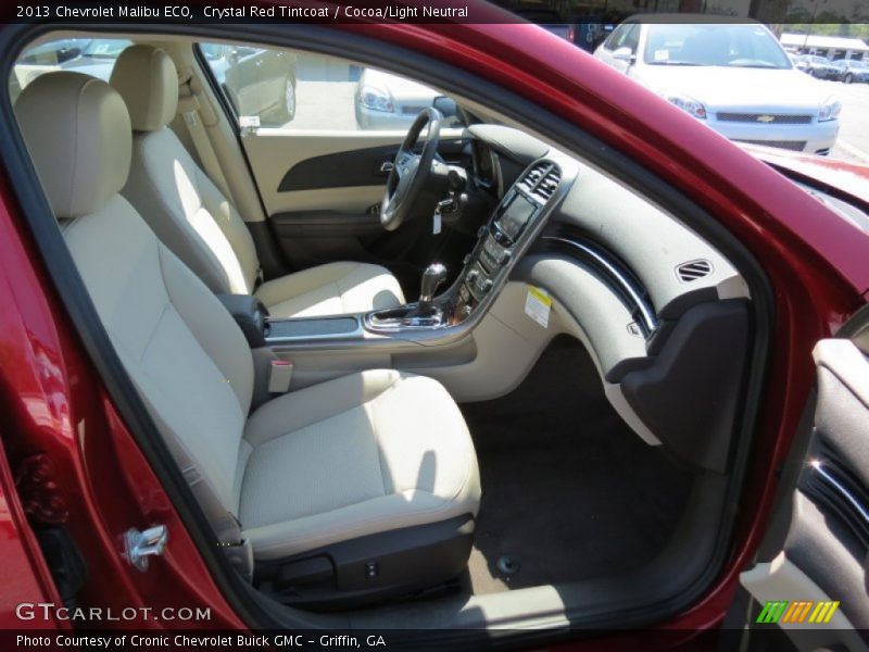 Crystal Red Tintcoat / Cocoa/Light Neutral 2013 Chevrolet Malibu ECO