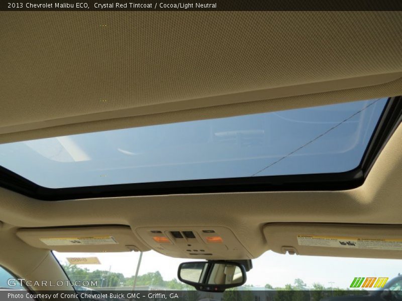 Crystal Red Tintcoat / Cocoa/Light Neutral 2013 Chevrolet Malibu ECO