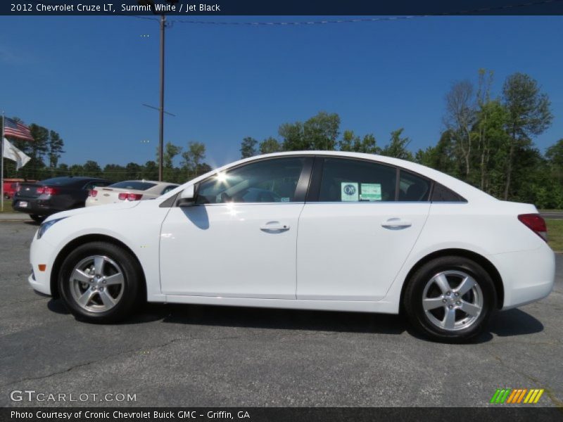 Summit White / Jet Black 2012 Chevrolet Cruze LT