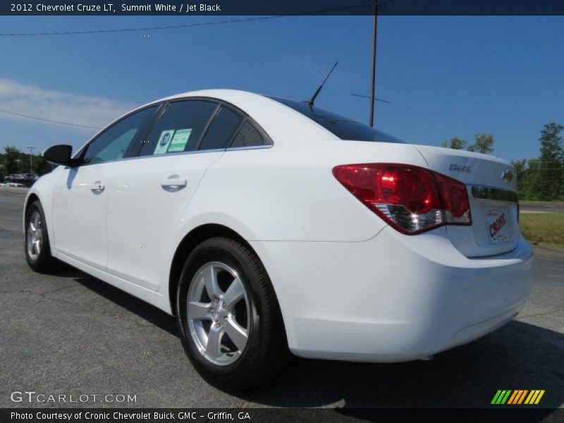 Summit White / Jet Black 2012 Chevrolet Cruze LT
