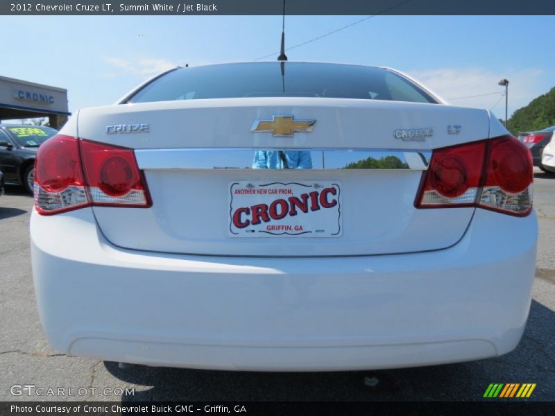 Summit White / Jet Black 2012 Chevrolet Cruze LT