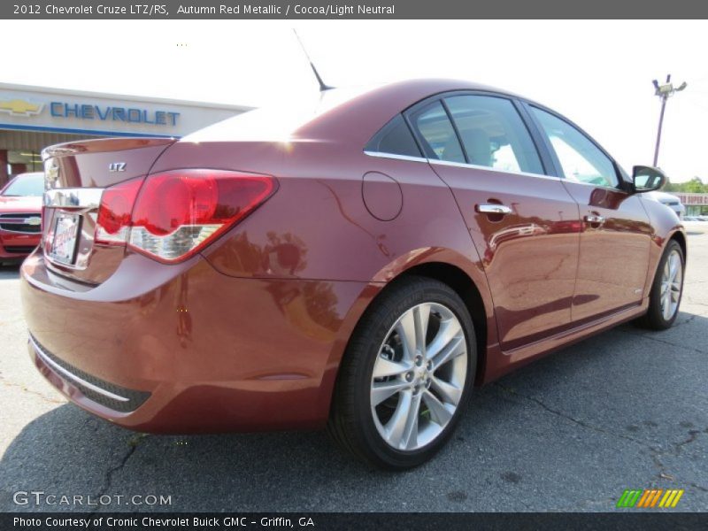 Autumn Red Metallic / Cocoa/Light Neutral 2012 Chevrolet Cruze LTZ/RS