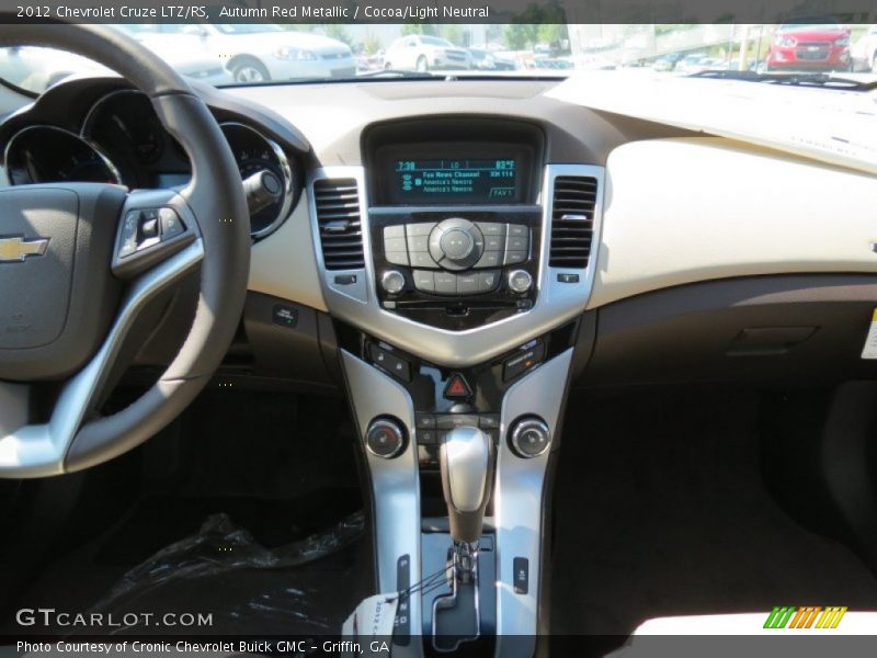 Autumn Red Metallic / Cocoa/Light Neutral 2012 Chevrolet Cruze LTZ/RS