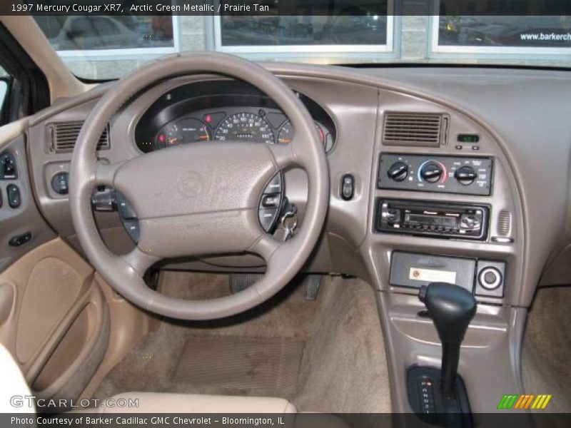 Arctic Green Metallic / Prairie Tan 1997 Mercury Cougar XR7